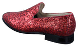 Sapatos de festa masculinos brilhantes com glitter