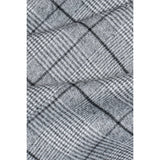 Ghost - Colete masculino xadrez em tweed cinza