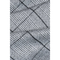 Ghost - Colete masculino xadrez em tweed cinza