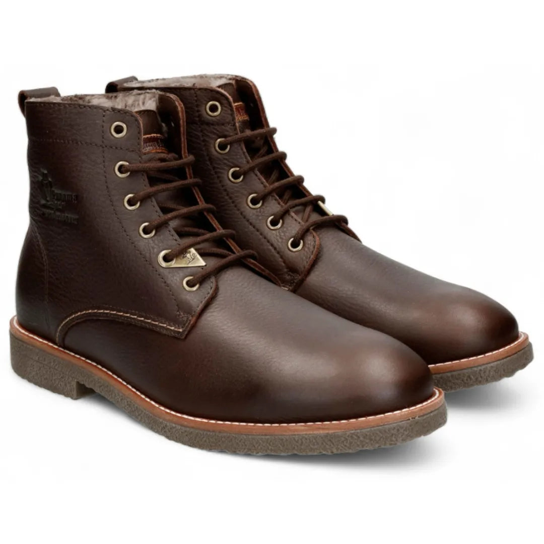 Botas de cano curto Glasgow Igloo C1 masculinas em couro marrom