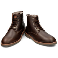 Botas de cano curto Glasgow Igloo C1 masculinas em couro marrom