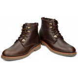 Glasgow GTX C2 - Botas de cano curto com cadarço em couro marrom para homem