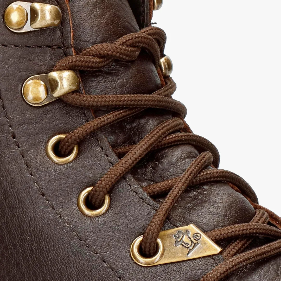Glasgow GTX C2 - Botas de cano curto com cadarço em couro marrom para homem