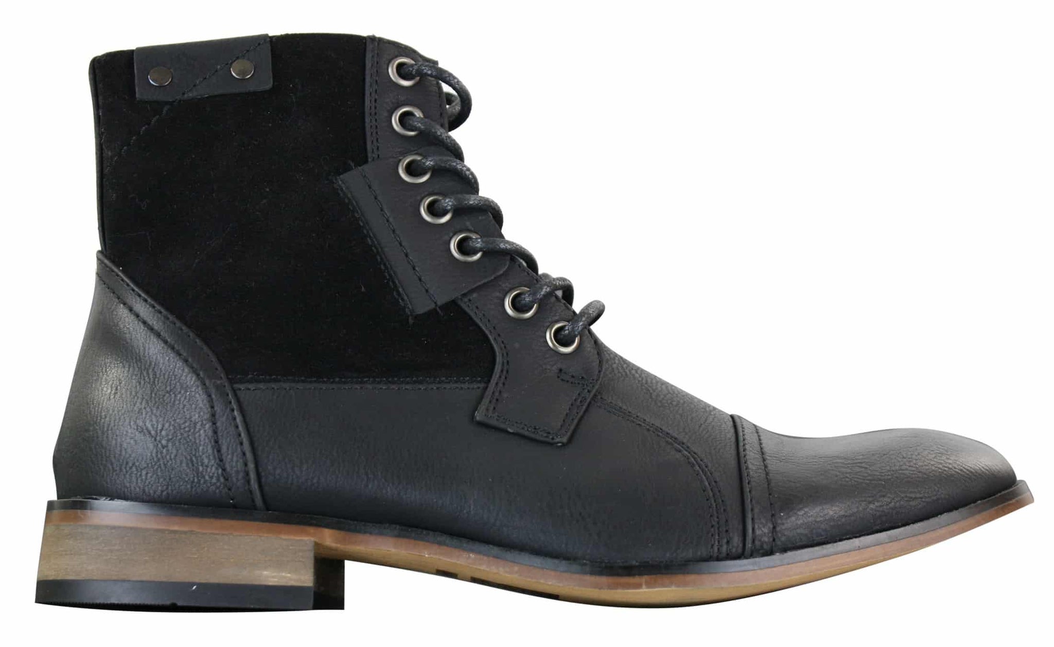 Botas Galax GLX3516 masculinas estilo retrô vintage urbano, cano curto, em couro camurça com cadarço, para um visual elegante e casual.