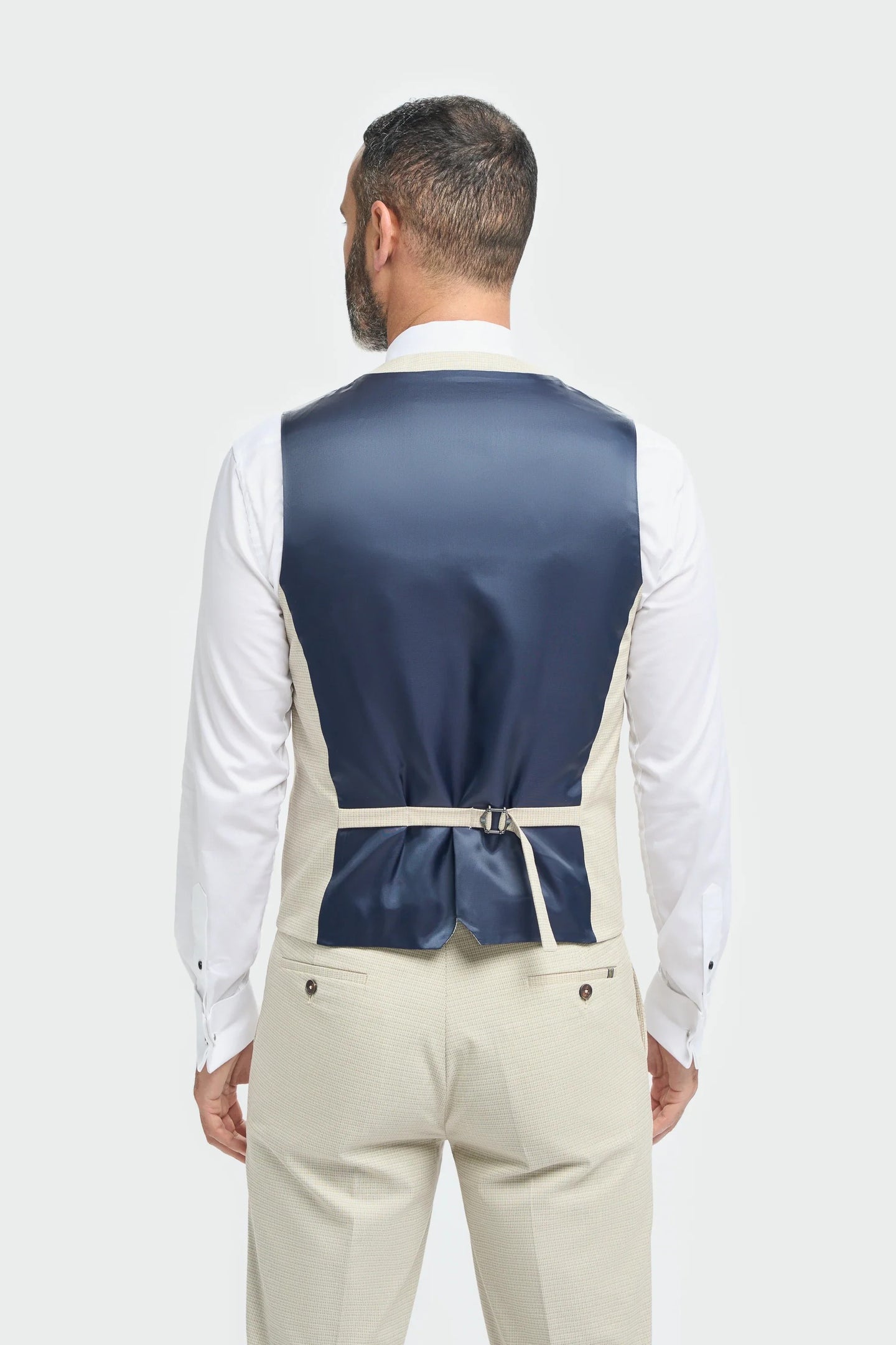 Hampton - Colete masculino bege