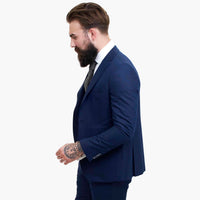 Terno Happy Gentleman BELLO Azul Marinho de 3 Peças em Lã com Corte Sob Medida