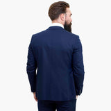 Terno Happy Gentleman BELLO Azul Marinho de 3 Peças em Lã com Corte Sob Medida