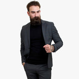 Terno de lã cinza de 3 peças Happy Gentleman GRINGO