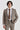 Blazer Harris - Tweed marrom com estampa espinha de peixe para homens