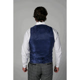Harris - Colete masculino em tweed cinza