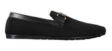 Fiorello HD0112-03 - Mocassins masculinos clássicos, elegantes e casuais, com design italiano icônico nas cores preto e azul marinho.