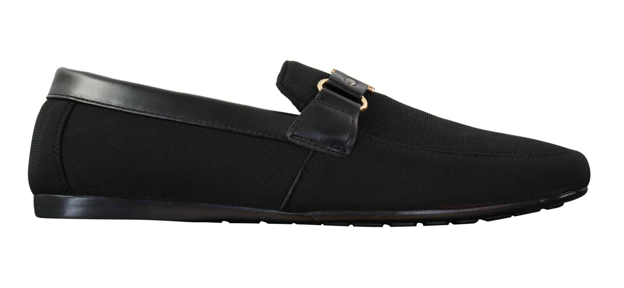 Fiorello HD0112-03 - Mocassins masculinos clássicos, elegantes e casuais, com design italiano icônico nas cores preto e azul marinho.
