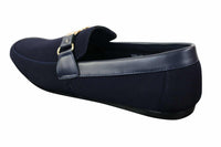 Fiorello HD0112-03 - Mocassins masculinos clássicos, elegantes e casuais, com design italiano icônico nas cores preto e azul marinho.