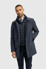 Heston - Sobretudo acolchoado leve e casual masculino