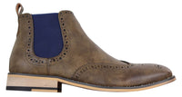 Botas Chelsea masculinas pretas ou marrons sem cadarço - Cavani Hound
