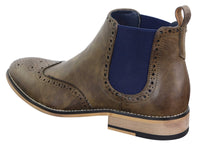 Botas Chelsea masculinas pretas ou marrons sem cadarço - Cavani Hound