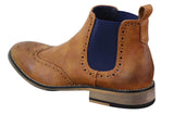 Botas Chelsea masculinas pretas ou marrons sem cadarço - Cavani Hound