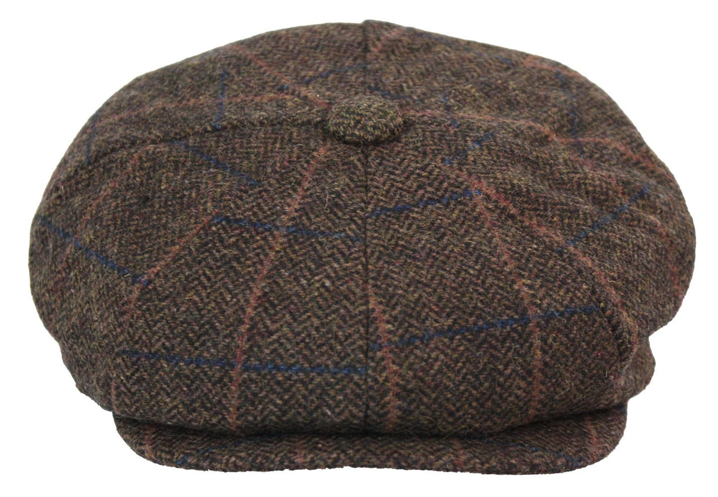 Chapéu masculino vintage de tweed estilo Peaky Blinders