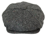 Chapéu masculino vintage de tweed estilo Peaky Blinders