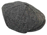 Chapéu masculino vintage de tweed estilo Peaky Blinders