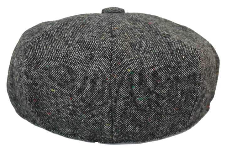 Chapéu masculino vintage de tweed estilo Peaky Blinders
