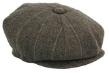 Boné Peaky Blinders masculino em tweed xadrez