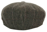 Boné Peaky Blinders masculino em tweed xadrez