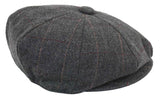 Boné Peaky Blinders masculino em tweed xadrez