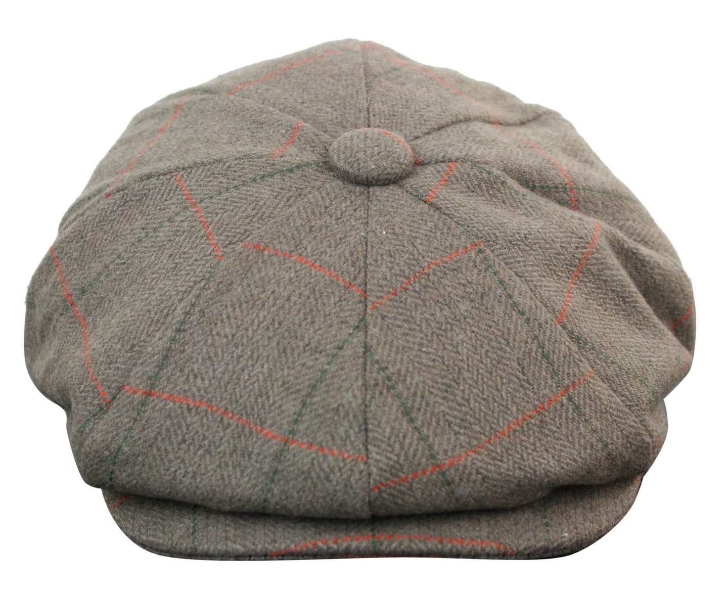 Boné Peaky Blinders masculino em tweed xadrez