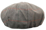 Boné Peaky Blinders masculino em tweed xadrez