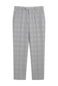 Calças masculinas xadrez cinza Hugo