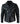 Jaqueta masculina de couro legítimo bovino com zíper cruzado e acolchoamento, estilo motociclista, nas cores branca e preta, modelo Brando Vintage-Black.