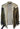 Jaqueta Viking Vintage RAF Infinity EK01 Masculina Sherling em Couro de Carneiro Genuíno, Marrom e Creme.