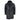 Jaqueta masculina 3/4 estilo duffle, em pele de carneiro, com zíper e botões, ideal para aquecimento - Preta