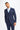 James - Blazer masculino azul-marinho de lã com corte ajustado