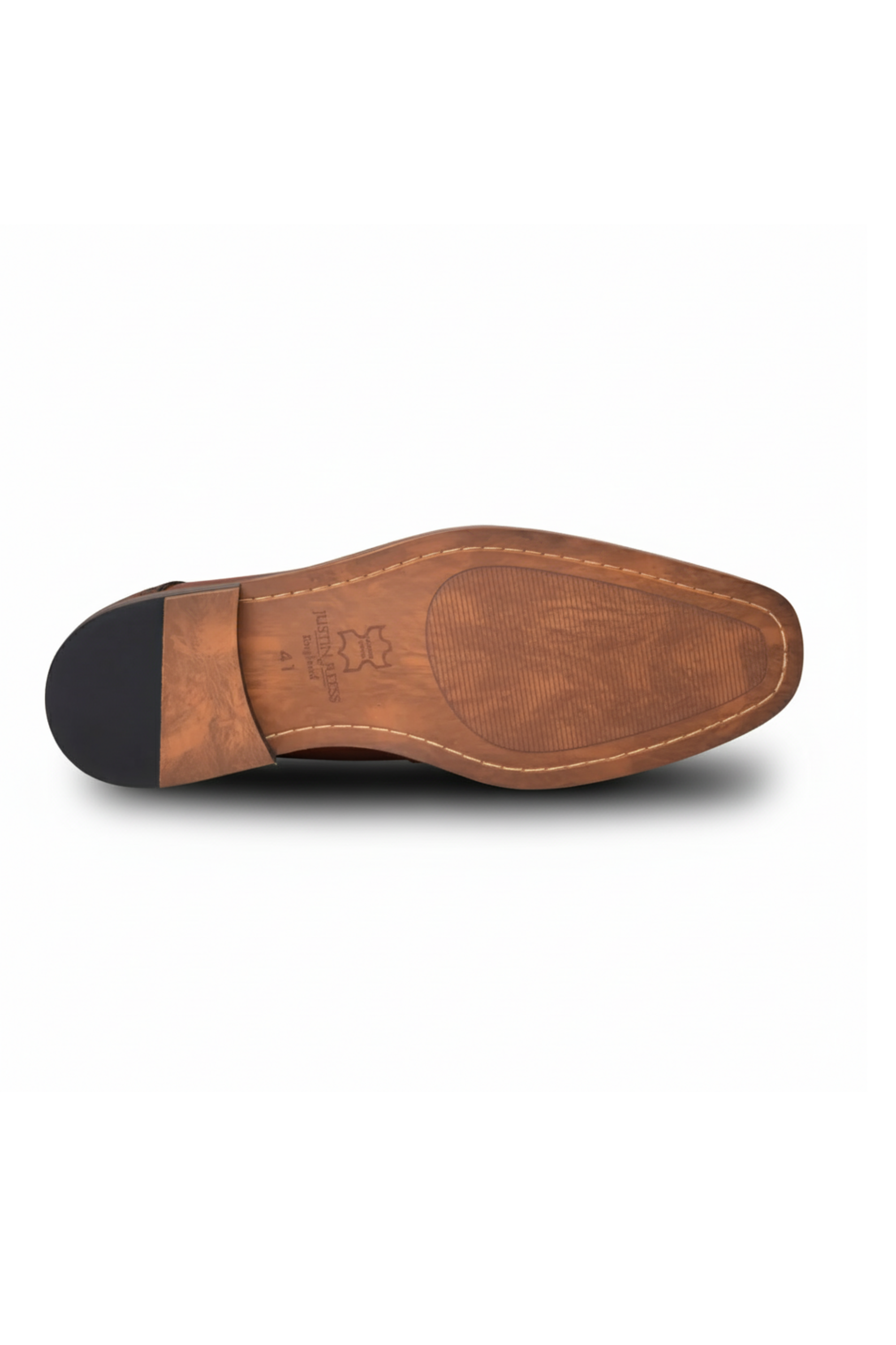 Jenson - Sapatos Oxford de couro marrom para homem