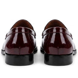 Joseph - Mocassins Penny Masculinos em Verniz Bordô