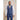 Colete masculino Kaiser em tweed xadrez azul