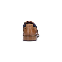 Sapatos Brogue Infantis de Couro Legítimo com Cadarço, Elegantes, Formais, Vintage, Clássicos e Estilo Peaky Blinders.