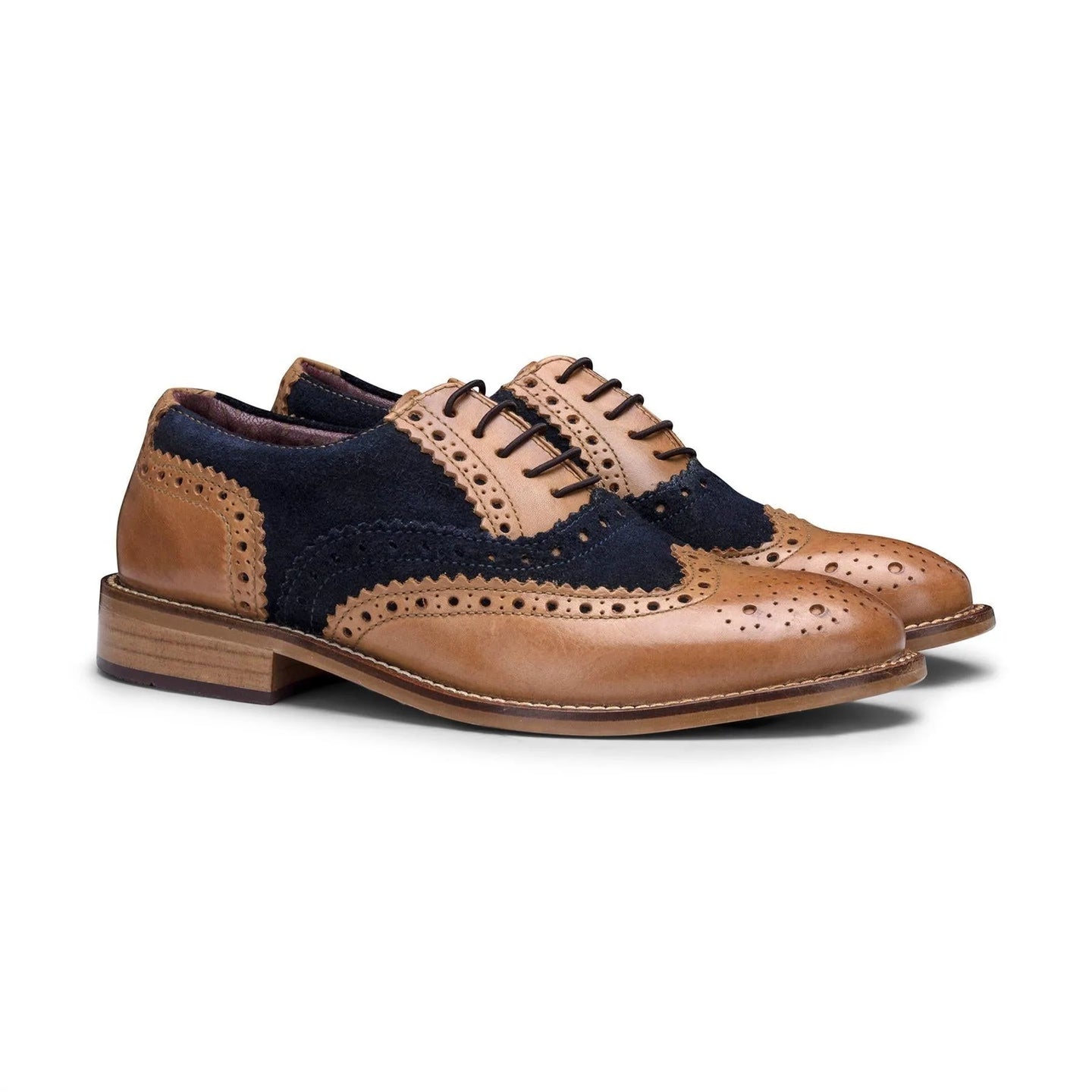 Sapatos Brogue Infantis de Couro Legítimo com Cadarço, Elegantes, Formais, Vintage, Clássicos e Estilo Peaky Blinders.