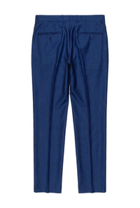 Kingsley - Calça Azul Lisa Masculina