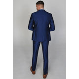 Kingsley - Blazer Masculino Azul Liso