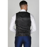 Kingsley - Colete Masculino Azul Liso