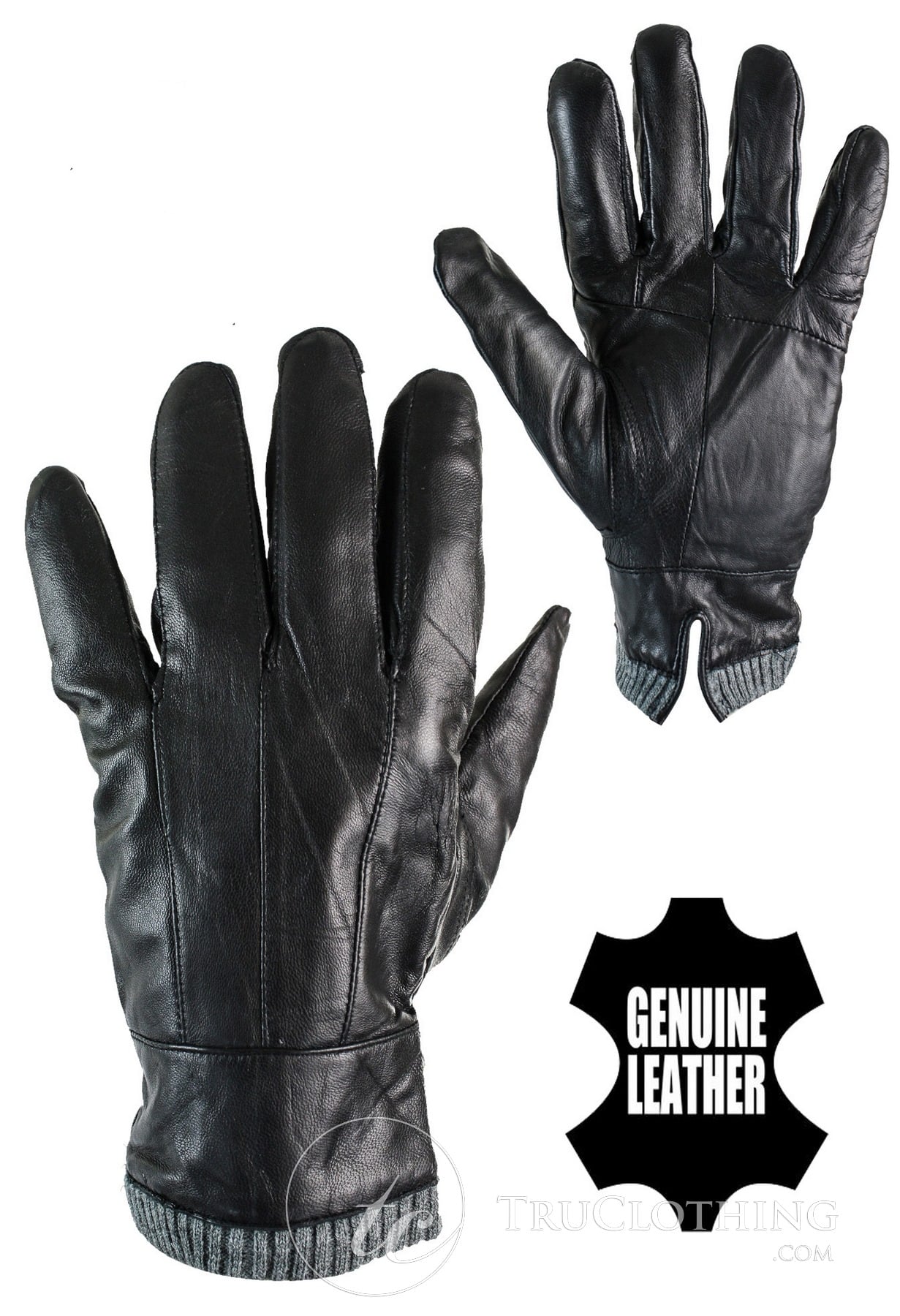 Luvas de inverno masculinas KK MG6058 em couro legítimo, forro térmico e ideais para dirigir. Ótimo produto!