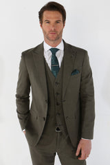 Kurt - Blazer masculino de corte sob medida na cor sálvia