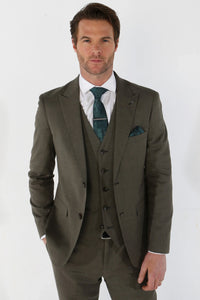 Kurt - Blazer masculino de corte sob medida na cor sálvia