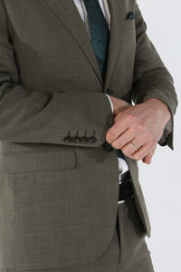 Kurt - Blazer masculino de corte sob medida na cor sálvia