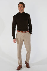 Kurt - Calças bege masculinas