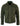 Jaqueta jeans masculina vintage curta estilo retrô em camurça genuína - Cor verde-oliva