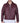 Jaqueta camisa masculina de couro legítimo, cor vinho bordô, estilo retrô jeans, modelo Brando clássico.